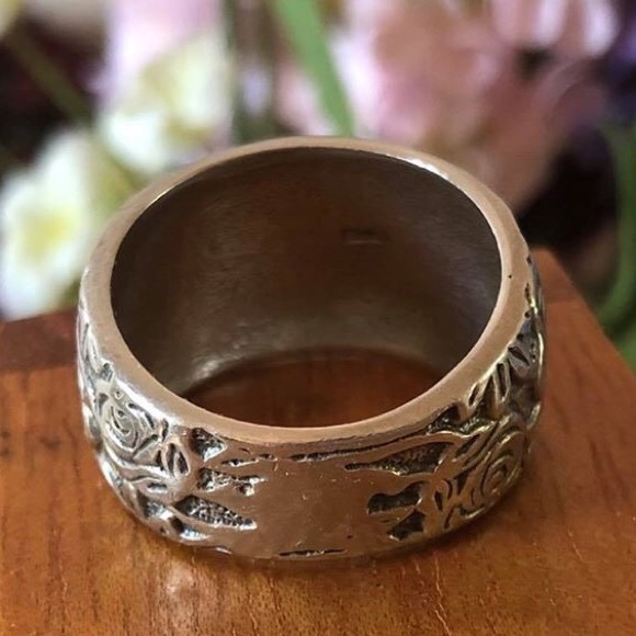 Silpada .925 sterling silver floral garden ring - Picture 4 of 7